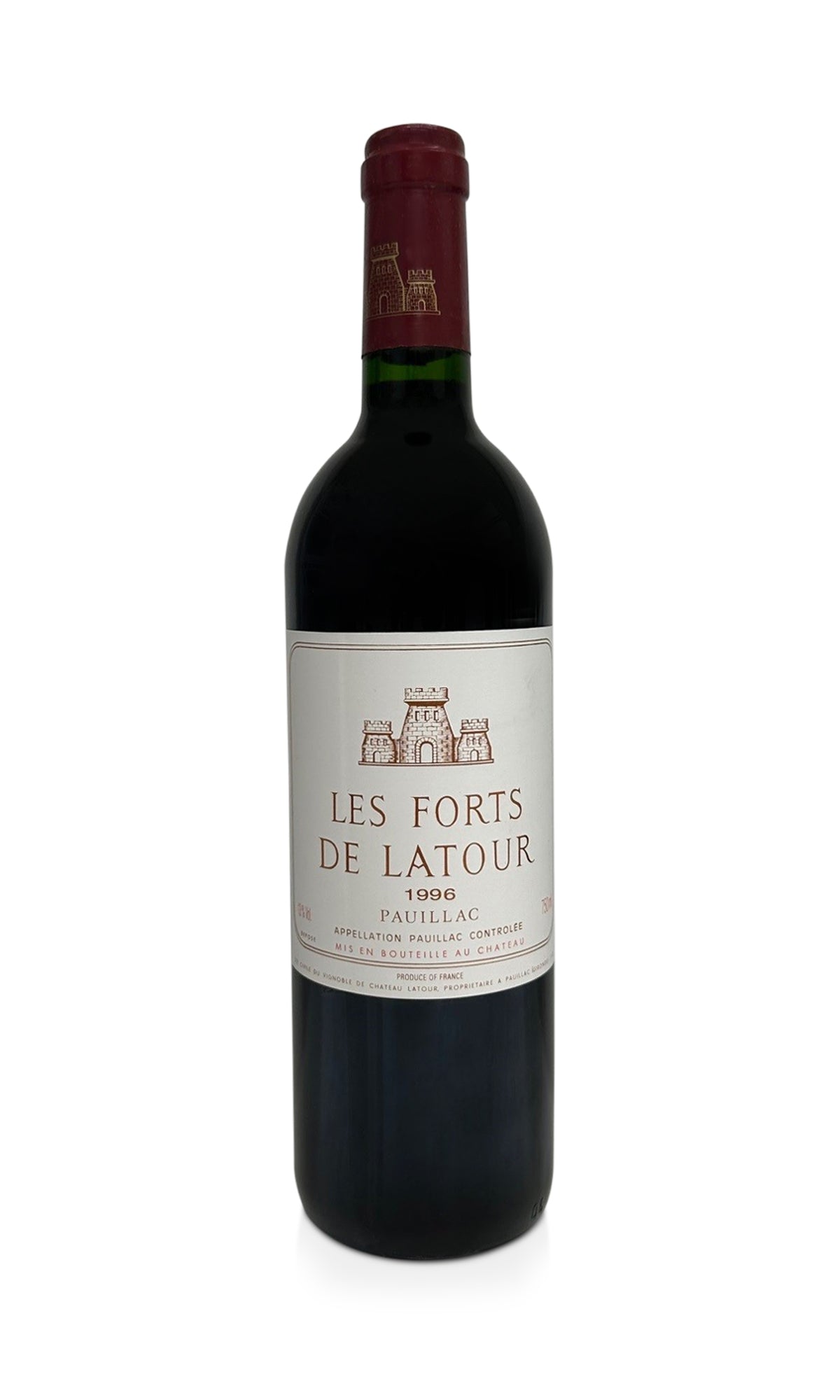 未開栓　LES FORTS　DE　LATOUR　1996　ワイン　750l　R9 Chateau Latour Les Forts 1996