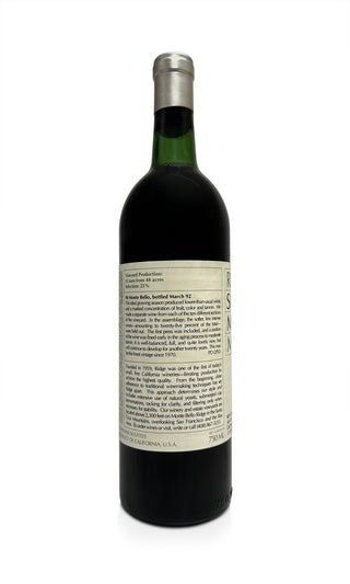 Montebello 1990 - Ridge - Vintage Grapes GmbH