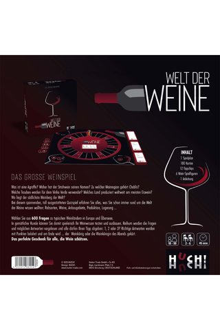 Brettspiel: Welt der Weine - Huch! - Vintage Grapes GmbH