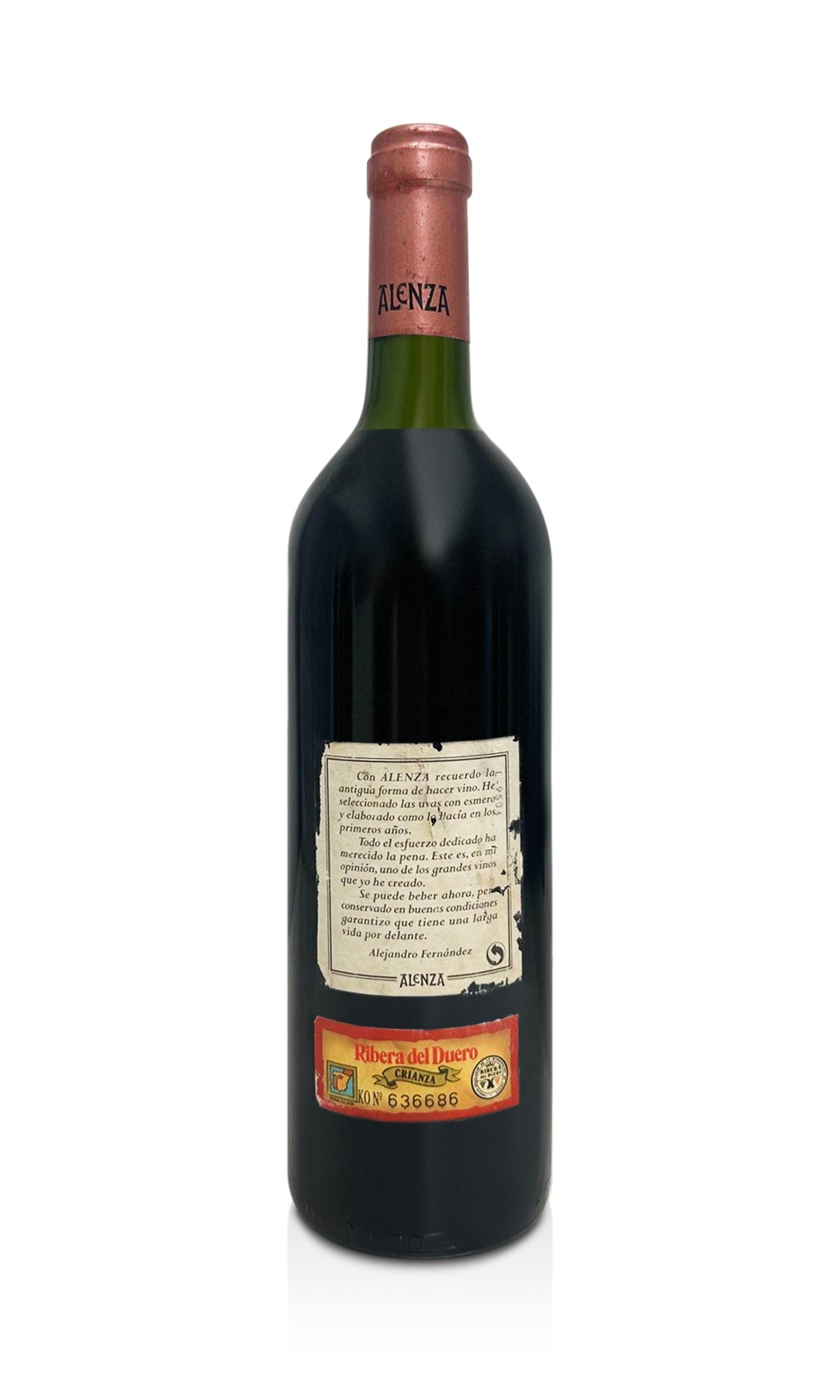 Alenza Ribera del Duero Crianza 1995年 Ribera del Duero Alenza 1995