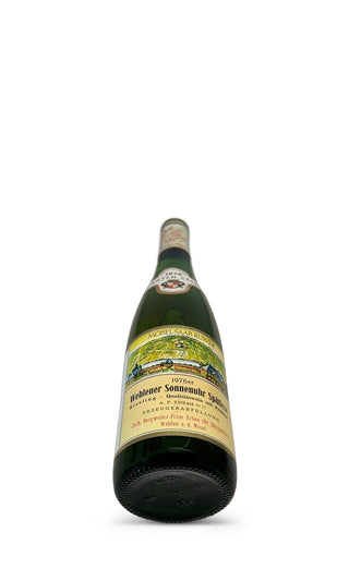 Wehlener Sonnenuhr Riesling Spätlese 1976 - Weingut Dr. Pauly-Bergweiler - Vintage Grapes GmbH