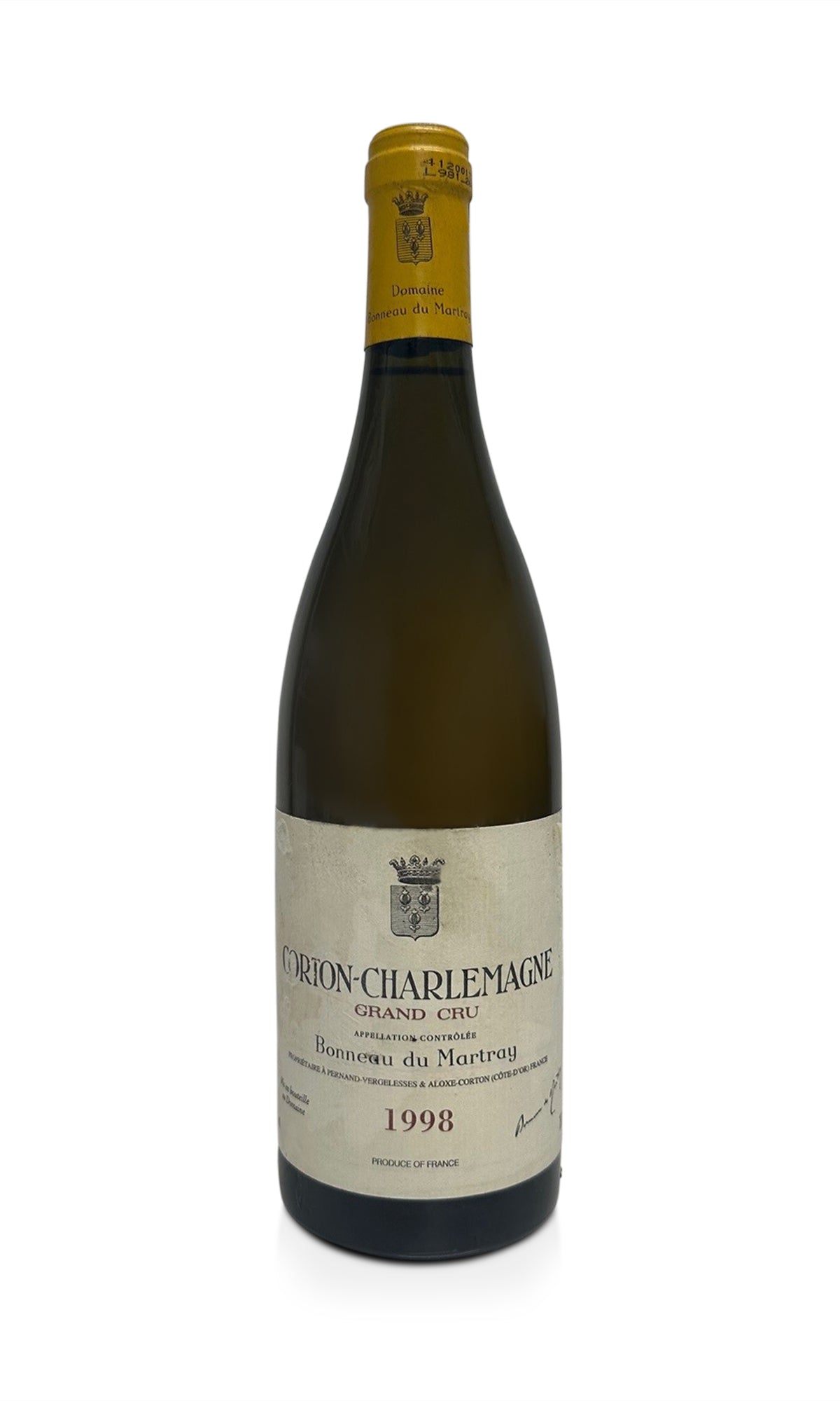Corton-Charlemagne Grand Cru 1998 | Domaine Bonneau du Martray