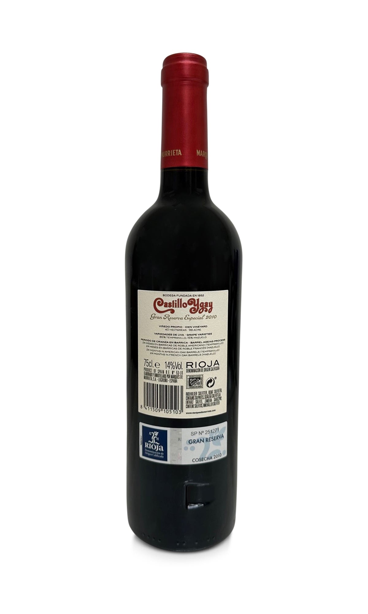 Castillo Ygay Gran Reserva Especial 2010 | Marqués de Murrieta