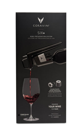 Model Six+ Piano Black - Coravin - Vintage Grapes GmbH