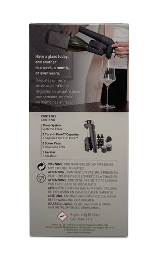 Model Three+ Black - Coravin - Vintage Grapes GmbH