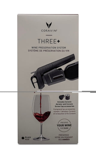 Model Three+ Black - Coravin - Vintage Grapes GmbH
