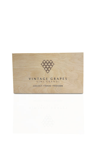 Vintage Grapes Holzkiste 2er