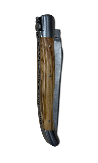 Klappmesser Olivenholz - Laguiole en Aubrac - Vintage Grapes GmbH