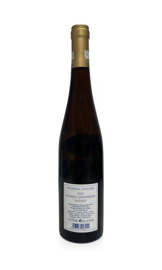 Kiedrich Gräfenberg Riesling Auslese Goldkapsel Versteigerungswein 2022 - Weingut Robert Weil - Vintage Grapes GmbH